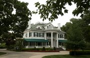 The Chancellor&squot;s home, named "The Outlook" by its donor, Elizabeth Watkins, sits tucked away behind Fraser Hall on the north side.