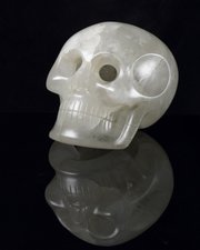 The Smithsonian Crystal Skull is shown in this undated photo provided by the Smithsonian Institution.