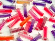Test tubes containing various fluorescent proteins developed by scientist Roger Tsien are shown Wednesday in this photo released by the University of California-San Diego. Tsien and scientists Osamu Shimomura and Martin Chalfie won the Nobel Prize in chemistry Wednesday for their research on proteins.