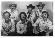 The Billy Spears Band in 1978: Bob Case, Andy Curry, Billy Spears, Bud Pettit, Jim Law and Junior Brown