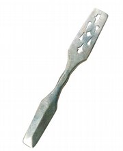 Do you recognize this 5-1/8-inch silver piece made by Paul Revere? It's a tongue depressor with a fiddle-coffin handle. It auctioned in 2008 at Skinner in Boston for $14,100. Could that be a record price for a tongue depressor?