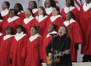 Singer Bruce Springsteen performs at the "We Are One: Opening Inaurgural Celebration at the Lincoln Memorial in Washington, Sunday, Jan. 18, 2009.