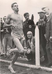 Former kansas runner jim ryun still holds the Kansas Relays record for the mile with a time of 3:54.7. Ryun will be on hand to watch the mile race Saturday.