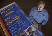 Glen White, a professor of applied behavioral science and director of the Research and Training Center on Independent Living at Kansas University, is involved with disability studies at Peru.