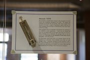 A mezuzah is placed on the front door to KU Hillel, located on the second floor of the Hobbs-Taylor Lofts, 730 N.H. Rabbi Neal Schuster is the new senior Jewish educator for KU Hillel.