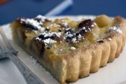 This Alsatian Apple Tart comes from James Peterson’s “Baking” cookbook and uses a previously baked pie crust.