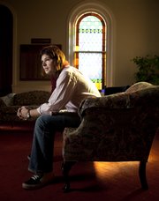 Josh Longbottom, associate pastor of Plymouth Congregational Church, 925 Vt., joined the ministry in his 20s. His father also is a minister.