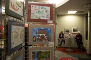 More than 300 students submitted art for the exchange, so submissions were narrowed to 30 finalists.