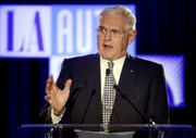 GM Vice Chairman Bob Lutz delivers a keynote speech at the Los Angeles Auto Show this week. Interim CEO Ed Whitacre Jr. is shaking up GM’s numbers-oriented bureaucracy, and has appointed Lutz as one of his top advisers.