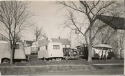 With housing hard to find, workers at what was then called the Sunflower Ordnance Works lived in trailers, such as those parked in November 1942 in a De Soto church yard, or tents throughout the town. More than 10,000 people were employed in the construction of the plant and 12,000 worked there during its peak wartime production.