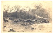 Undated photo of a saw mill owned by Bill Sinks near Stony Point where the McMillen boys sometimes worked. When the McMillens cut wood on the Kelley's land, they sawed everything by hand.