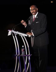 Republican National Committee chairman Michael Steele speaks at the Southern Republican Leadership Conference on Saturday in New Orleans.