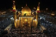 Shiites gather at the holy shrine of Imam Ali in this Sept. 10, 2009, file photo to mark the last days of the Muslim holy month of Ramadan in Najaf, Iraq, 100 miles south of Baghdad. Iraqi and U.S. security officials say Iraqi forces have disrupted an al-Qaida plot to hijack airliners and fly them into Shiite holy shrines. They say the plan was to carry out a 9/11-style attack aimed at re-igniting sectarian violence in Iraq.