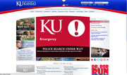 KU officials activated their emergency alert system in response to a report of an armed subject on campus.