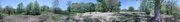 A panorama of part of the Festy Fest grounds — one of two fields where a stage will be set up. <a href="http://media.lawrence.com/img/photos/2010/05/19/festyfest-panorama.jpg">View the full sized panorama</a>.