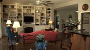 Chris and Carol Armstrong’s home features a traditionally styled interior as well as state-of-the-art, energy-efficient components