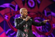 Singer Angelique Kidjo of Benin performs during the opening concert for the soccer World Cup at Orlando stadium in Soweto, South Africa.