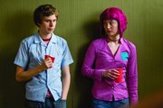 Scott Pilgrim (Michael Cera) must defeat the seven evil ex-boyfriends of his new girlfriend (Mary Elizabeth Winstead) in order to win her heart in "Scott Pilgrim vs. the World."