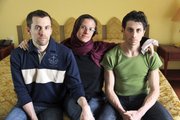 jailed Americans, from left, Shane Bauer, Sarah Shourd and Josh Fattal, sit at the Esteghlal Hotel in Tehran, Iran, in this May 20 file photo. Iran announced Thursday that Shourd, who has been jailed for more than a year, will be released Saturday to mark the end of the Islamic holy month of Ramadan.