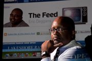 Eric Deggans, St. Petersburg Times media critic pictured Thursday, maintains a blog entitled “The Feed” on the newspaper’s website. Whenever he blogs about race, “about 20 percent of the comments will be straight-up racist,” Deggans said. “Another 20 percent are questionable.”