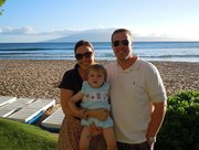 Gavin Smith with his wife Melissa with their son Liam. Smith’s body was found by one of his hiking companions Tuesday, Sept. 28, 2010 at the Grand Canyon. Smith was the owner of Fatso’s, 1016 Mass.