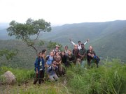 A picture of the KU India study abroad group at a viewpoint in MM Hills, in Karnataka, in 2010. Kansas University ranks third among its current Big 12 Conference peers in the number of students studying abroad, according to a report to be released today.