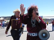 Lynda Lovejoy is seeking to become the first female president of the Navajo Nation.
She visited Window Rock, Ariz., last month.