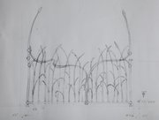 Here is a version of what the final design could look like for a gate to commemorate the Battle of Black Jack. Several artist's ideas were incorporated into the design.