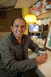 Ahmed Alyousef, a Lawrence graduate student in law, will remain in Lawrence through the Thanksgiving holiday to work on his dissertation.