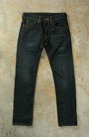 This product image courtesy of Levi's shows Levi's Waterless Jeans for men. Levi's now offers a denim collection, with styles for men and women, that reduces the amount of water used in the finishing process by an average of 11 gallons per pair.