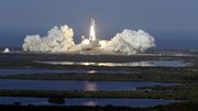 Space shuttle Discovery lifts off Thursday from the Kennedy Space Center in Cape Canaveral, Fla. Discovery, the world’s most traveled spaceship, thundered into orbit for the final time Thursday, heading toward the International Space Station on a journey that marks the beginning of the end of the shuttle era.