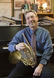 Paul Stevens, associate professor of horn at KU, has worked on Hollywood blockbusters, TV shows and played in some of the world's finest concert halls.