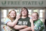 Free State seniors Dominique Shaffer, Alysia Foust and Ashley Abbott developed a special bond through a class called Interpersonal Skills. The three agree that they began high school as "loners" but have been able to come out of their shells through community service and overcoming personal adversity.