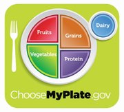 This undated handout image provided by the Agriculture Department shows the department’s new healthy eating symbol: My Plate. The Agriculture Department says its new healthy eating symbol that replaces the food pyramid will show Americans that nutrition doesn’t have to be complicated.