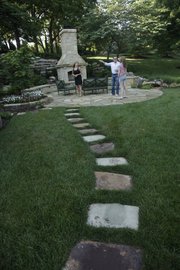 The Wendts wanted a space to spend time together as a family and to entertain. Amy had seen outdoor fireplaces a few times before and really wanted one.