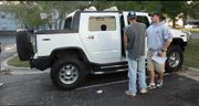 Brock Robson, of Ace Bail Bonds, loads up a person who skipped on a bond, someone referred to as a “skip.”