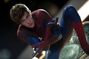 In this film image released by Sony Pictures, Andrew Garfield is shown in a scene from "The Amazing Spider-Man," set for release on July 3.