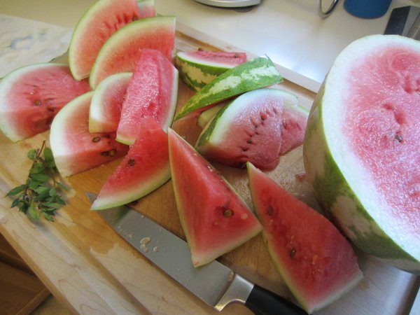 Mmmm, watermelon and mint.