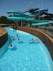 The new Transportainment River System at Schlitterbahn Kansas City Waterpark lets guests float through the entire park, experiencing the rides without ever having to leave the water.