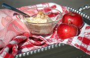 Apple Snow - made with just apples, egg whites and a pinch of sugar - makes a cool, fluffy summer dessert or snack.