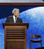 Actor Clint Eastwood addresses the Republican National Convention in Tampa, Fla., on Thursday, Aug. 30, 2012.