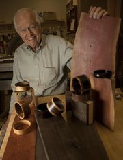 Dr. Paul Kincaid, a dentist, picked up the hobby of woodworking last year and began making bracelets for women he finds inspiring.