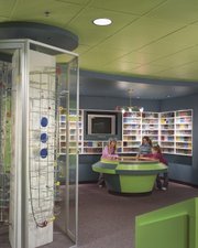 The Toy and Miniature Museum’s Marble Gallery is filled with the colors of approximately 1 million marbles. The museum, 5235 Oak St., is located on the campus of University of Missouri—Kansas City.