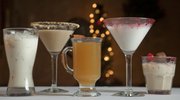 Justin Lee, general manager at Paisano's Ristorante, creates the restaurant's holiday cocktails, all of which are easy enough to make and serve at home. Pictured, from left, are the Holiday White Russian, Godiva S'mores Martini, Workshop Cider, Santa's Little Helper Martini and Something Sinful.