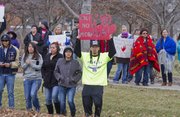 Hundreds of Native Americans and supporters participate in a round dance in South Park on Saturday to raise awareness about the Idle No More movement.