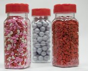 Festive Valentine's Day cupcake or cookie sprinkles at Sweet! Baking and Candy Making Supply, 717 Massachusetts St.