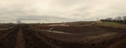 Richard Gwin/Journal World Photo. Ground breaking for the Rock Chalk Park, looking northeast, was on Tuesday April 16, 2013, as some 57 acres will be developed for a track, bleachers, swimming, baseball and other sports activities.