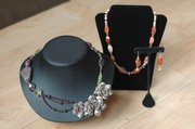 Pre-made beaded jewelry from Prairie Pond Studio and Bead Co. Prairie Pond also sells individual beads for creating your own necklace or bracelet for a one-of-a-kind Mother's Day gift.