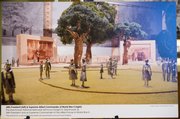 This model image, provided by Eisenhower Memorial Commission, shows the proposed Dwight D. Eisenhower Memorial to be built in Washington. Architect Frank Gehry's plan for the memorial has encountered much resistance, including from members of the Eisenhower family.