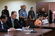 Kyle Flack makes his first appearance in court. He was charged in the Ottawa homicides. Photo by Bobby Burch/The Ottawa Herald